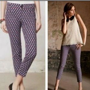 Anthropologie Cartonnier Ankle Trouser Pants Size 12